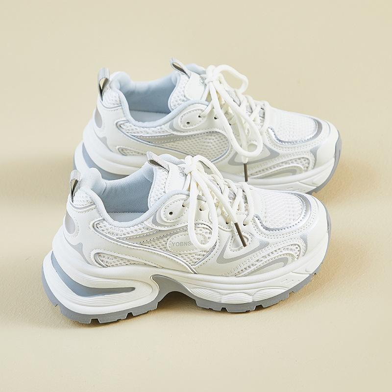 New Fashionable Versatile Women's Spring Running Casual Comfortable Sneakers Thick Soles Height Increasing Women's Sports Shoes