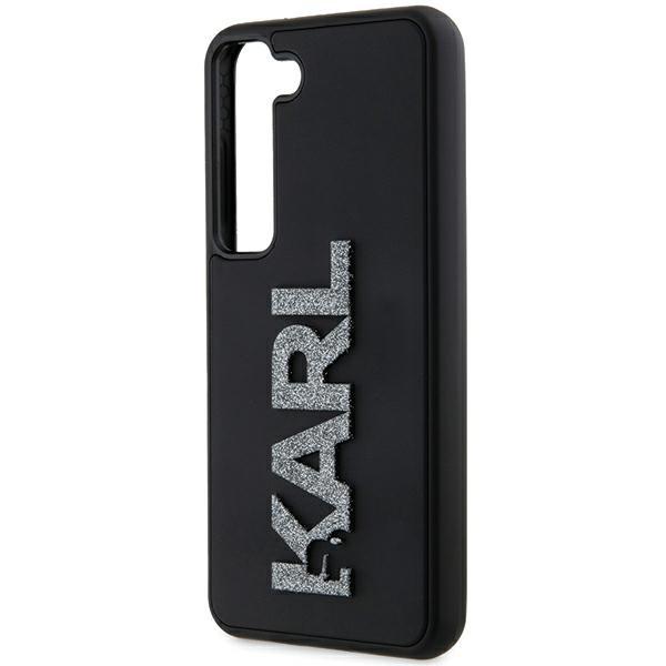 Karl Lagerfeld Klhcs24S3Dmbkck S24 S921 Czarny/Black Hardcase 3D Rubber Glitter Logo