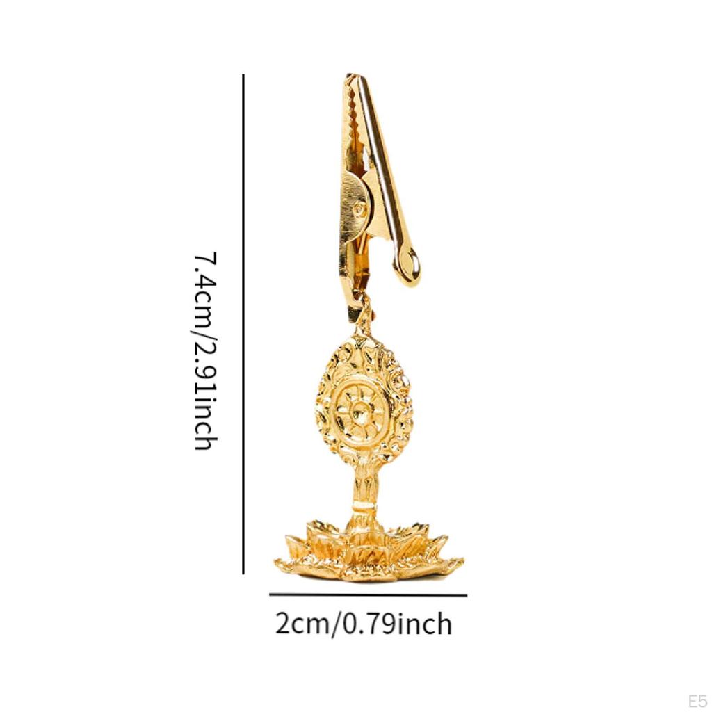 Buddha Räucherstäbchenhalter Clip für Stäbchen, Kompakter Halter Schlafzimmer und Café