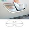 For Hyundai Tucson -2024 Silver Titanium Inner Door Handle Cover Trim 4X