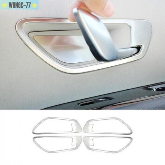 For Hyundai Tucson -2024 Silver Titanium Inner Door Handle Cover Trim 4X