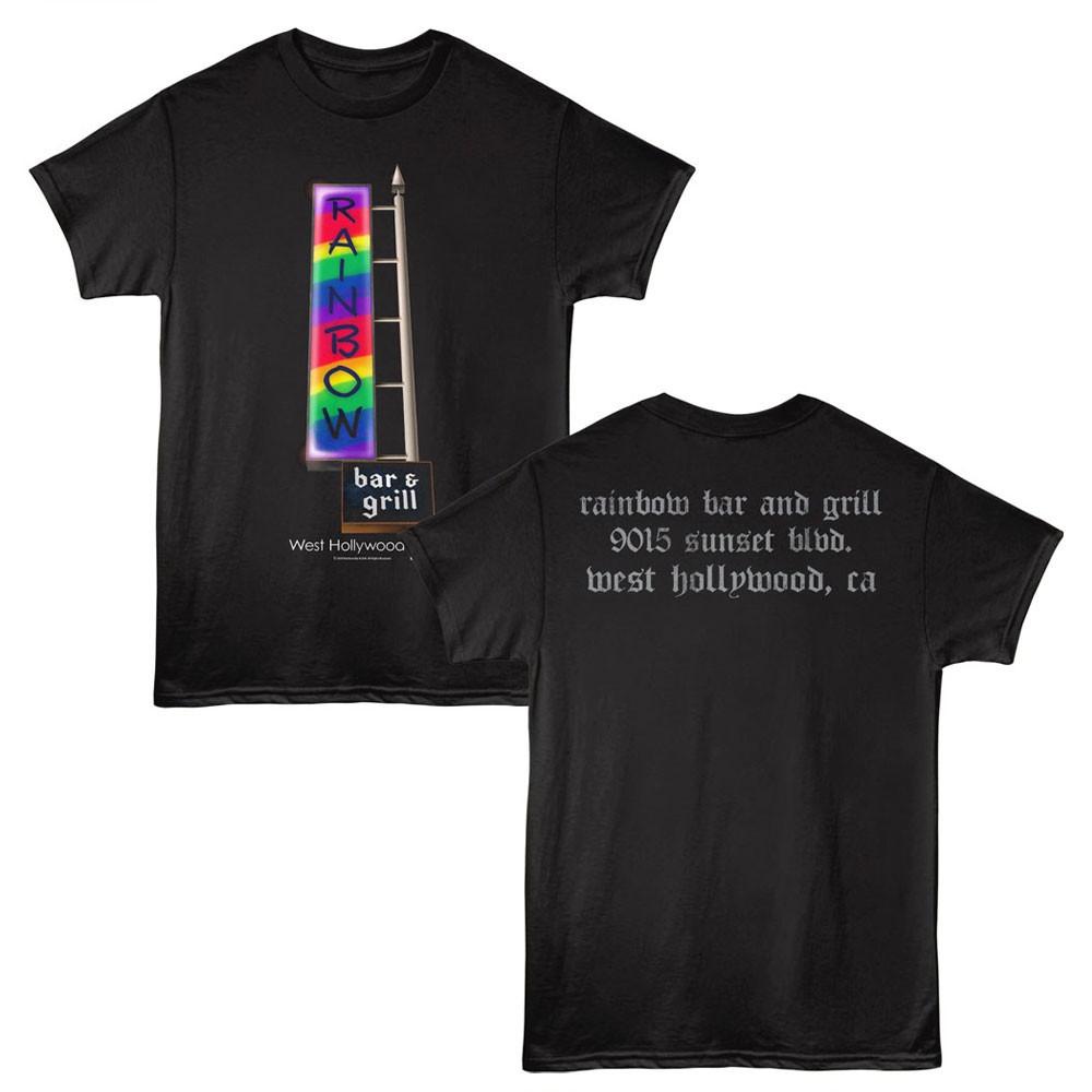 Rainbow Bar And Grill 9015 Sunset Blvd West Hollywood California Men s T Shirt XXXL