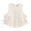 Kaslead New Women clothes Western Style Versitile Fashion Bowknot Decoration Embroidery Top 7200221