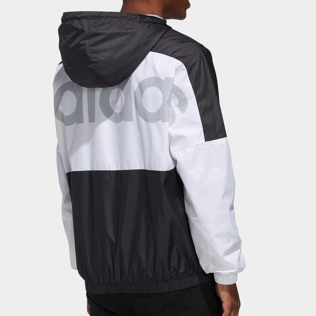 Adidas Neo Jackets Men's Black Hooded Moderate Instructor GJ8770