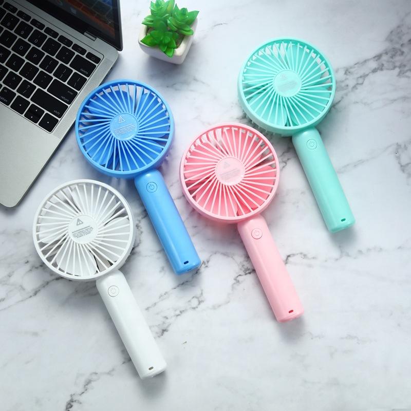 Yipin 2024 New Arrivals USB Foldable Fan Mini Rechargeable HandHeld Fan Mini Portable Fan with Phone Holder Color box