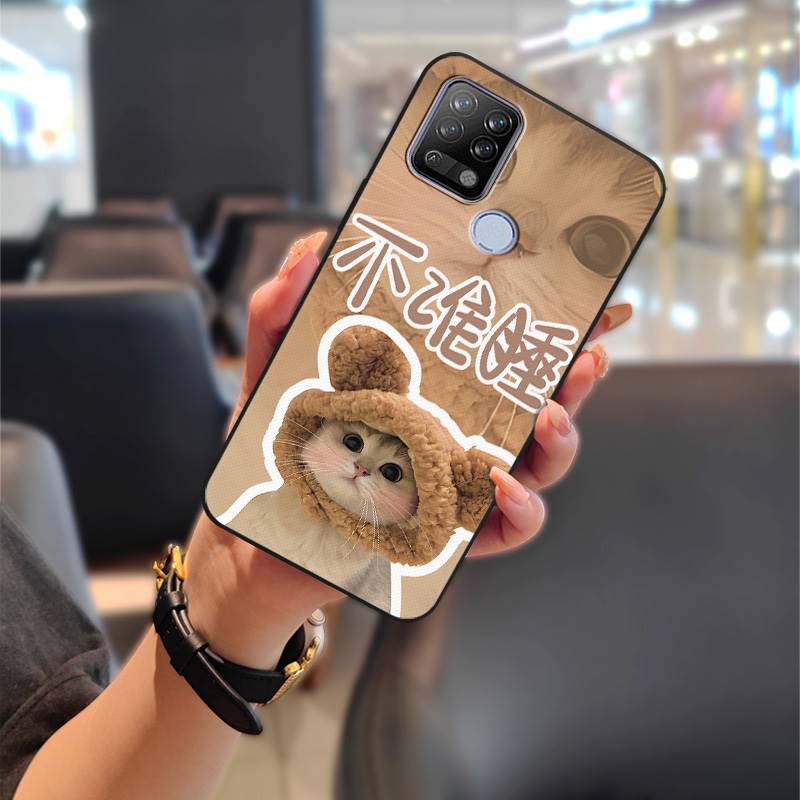 TPU Cute Phone Case For Tecno Pova/LD7 Full Wrap Graffiti Anti-knock Dirt-resistant Anti-dust Phone Pouch Cartoon Couple