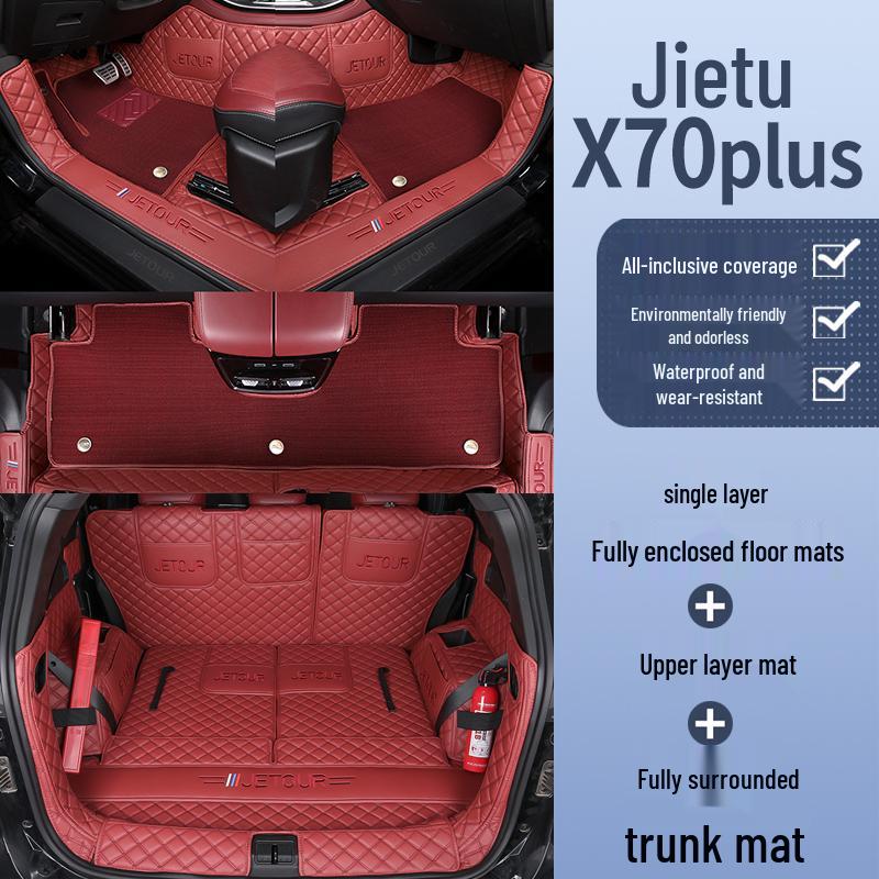 Jetour X70plus Full Coverage Floor Mats for Chery X70Pro - Custom Fit Car Mats