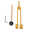 128HZ Tuning Fork Set for Healing Stress Relief Aluminum Alloy Medical Tuning Fork with Hammer for