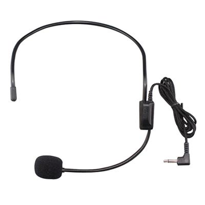 Microfono con cavo Cuffia Guida alla conferenza Amplificatore per altoparlante vocale Microfone 3,5 mm