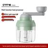 Three-Speed Hand-Cranked Garlic Mincer and Masher: Multi-Function Kitchen Chopper
