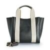 Barcos Handbag with Glitter Tape One Black Women's 3-Layer Design, Size,