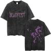 Gewaschenes Vintage Yungblud Lowlife Logo T-Shirt Herren Damen Mode Rock Retro Kurzarm T-Shirt Herren Freizeit Baumwoll T-Shirts