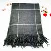 Autumn and winter new plaid wool shawl, warm fashion thickened scarf women, sweet multi-colored shawl