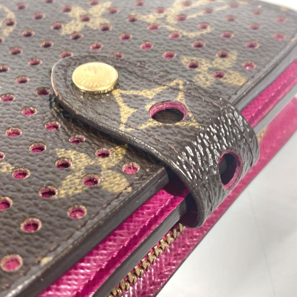 Louis Vuitton M95188  MonogramPerfo Compact Zip Compact Wallet Folded Wallet