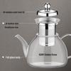 Jinzhao Heat-Resistant Glass Teapot with Stainless Steel Infuser