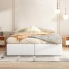 140x200cm Upholstered Bed, Platform Bed, Upholstered Bed Without Headboard, with Hydraulic Storage And 2 Drawers,