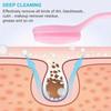 1pc Facial Brush Silicone Facial Cleansing Brush Manual Skin Silicone Exfoliating Brush Handheld Face Scrubber Reusable Facial Cleansing Brush