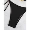 Vintage Beach Vacation Swimsuit Sexy Bikini Split Swimsuit Women Fashion Triangle Swimsuit Fine Stitching In A Variety of Colors Beachwear