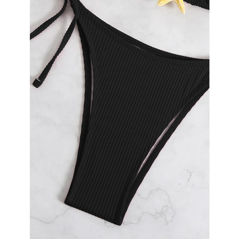 Vintage Beach Vacation Swimsuit Sexy Bikini Split Swimsuit Women Fashion Triangle Swimsuit Fine Stitching In A Variety of Colors Beachwear
