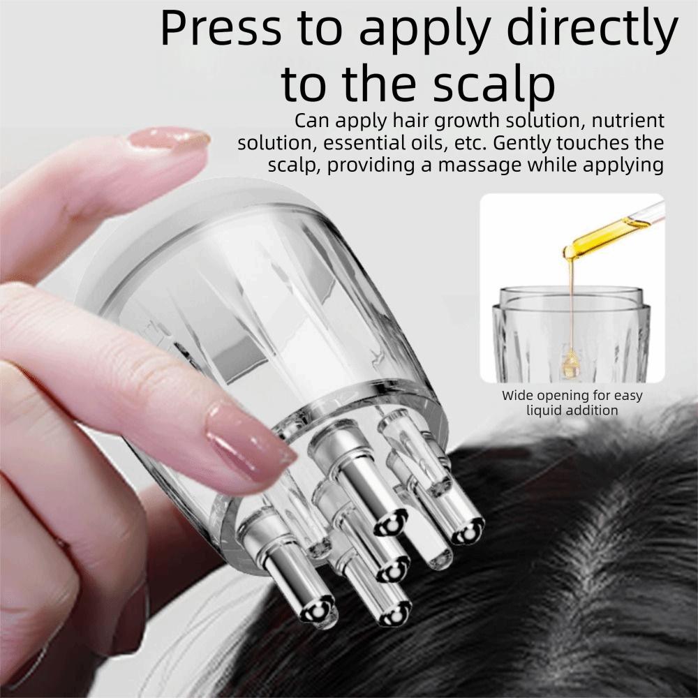 Mini Scalp Oil Applicator with Scale Essential Oil Massager Scalp Massagers  Serum Oil Nourish