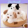 Adorable Plush White Dog Toy Realistic Looking Stuffed Animal Gift For Girls
