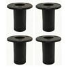 Pontoon Ladder Insert Plugs Removable Pontoon Ladder Insert Cup for Ship Ladder Accessories Black 1 1 4 Inch