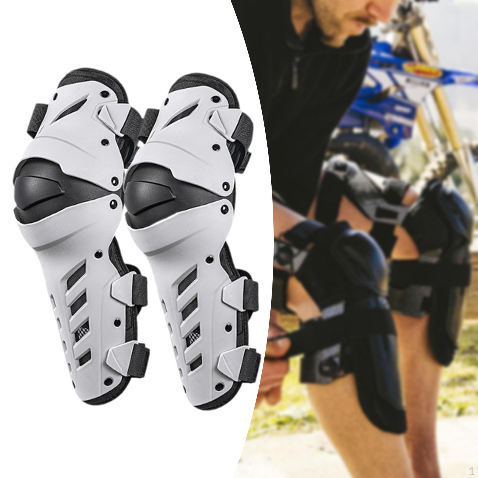 

Мотоциклетные наколенники защитные для мужчин, ветрозащитные защитные устройства для предотвращения столкновений мотокросс белый