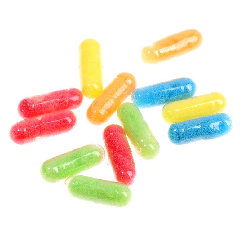 12Pcs/Set Cartoon Dinosaur Toys Bath Toy Grow Capsule 1 Set  Magic Soft