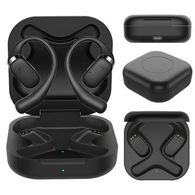 Estojo de Carregamento com Bateria de 600mAh Carregador de Substituição Capa do Estojo para Fones de Ouvido Abertos Shokz OpenFit T910 Caixa de Carregamento