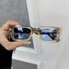 Fashion Square Sunglasses Women Men Brand Designer Trendy Sun Glasses Female Outdoor Beautiful Travel