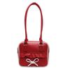 Niche Design Handbag Bag Women's New Fashion Bow Small Square Bag Commuter Shoulder Armpit Bag