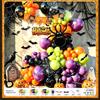 Halloween Aluminum Film Balloon Arch Party Scary Atmosphere Background Arrangement