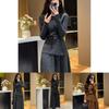 Womens Knit Sweater Dress Set With Ice Silk Fabric For Autumn Winter Casual Wear