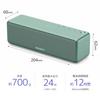Sony Wireless Portable Speaker Smartphone App 2018 Includes Horizon Green SRS-HG10 Bluetooth/Wi-Fi/LDAC/Hi-Res Audio/Dedicated Compatible, Model,