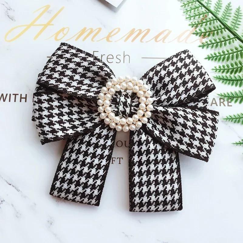 i-Remiel Fashion New School Style Girl Ribbon Brooch Bow Tie Fabric Bee Student Uniform Clothing Stewardess Bank Tie Accessories