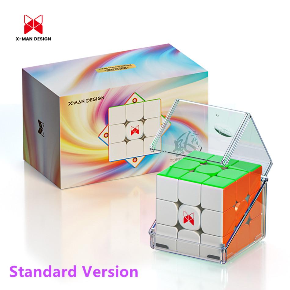 Tornado V3 Edizione Premium 3x3x3 Cubo Magico Professionale 3x3 Puzzle di Velocità Giocattolo per Bambini Cubo Magico Regalo