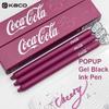 KACO Creative Cherry Pull-Tab Gel Ink Pens 800M Smooth Writing Press Pen Exam Office School Supplies Gift Innovative Stationery