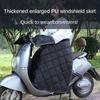 Winter-Motorradschürze, wasserdichte Knieschoner, warme Decke, winddichte Steppdecke und samtverdickter winddichter Rock, warme Knieabdeckung