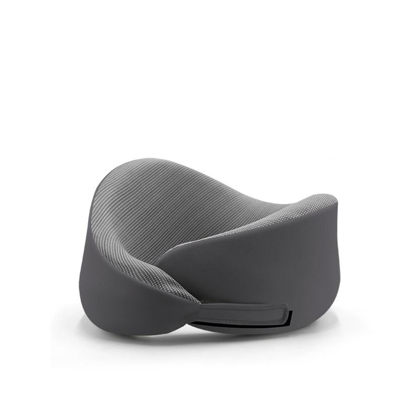 

Подушка для шеи из губки с эффектом памяти, регулируемый размер, U-образная подушка для шеи, портативная подушка для сна, для путешествий, работы, защиты шейного позвонка темно-серого