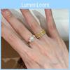 Elegant Vintage Pearl And Crown Design Adjustable Ring For Women With Dazzling Diamonds
