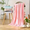 4 Piece Luxury Striped Towel Set - Quick-Dry & Highly Absorbent for Home, Hotel, Spa - Includes Bath, Hand & Washcloths