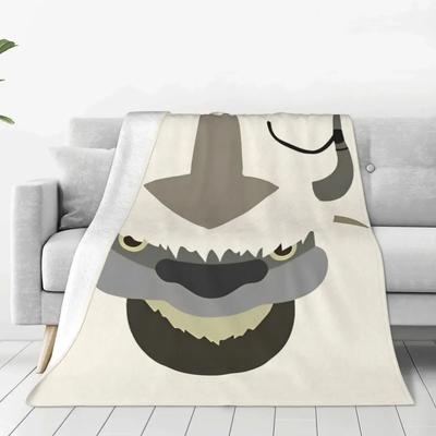 Stylish Appa Avatar The Last Airbender Blanket Lightweight Thin Velvet Comfortable Throw Blanket Machine Washable