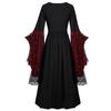 Womne Plus Size Plus Size  Lace Bell Sleeve Fashion Dress