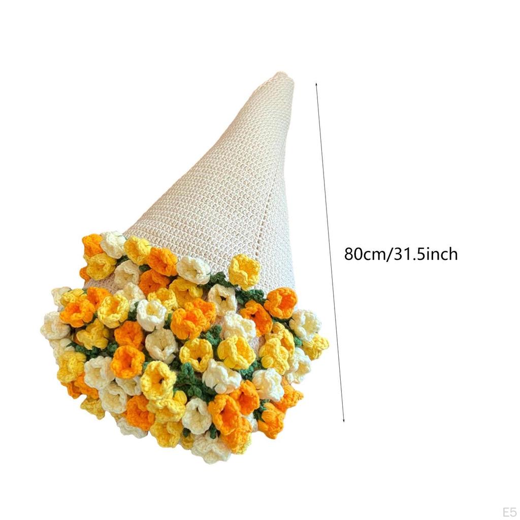 Bouquets Blanket Crochet Kit Starter for Birthday Present Wedding
