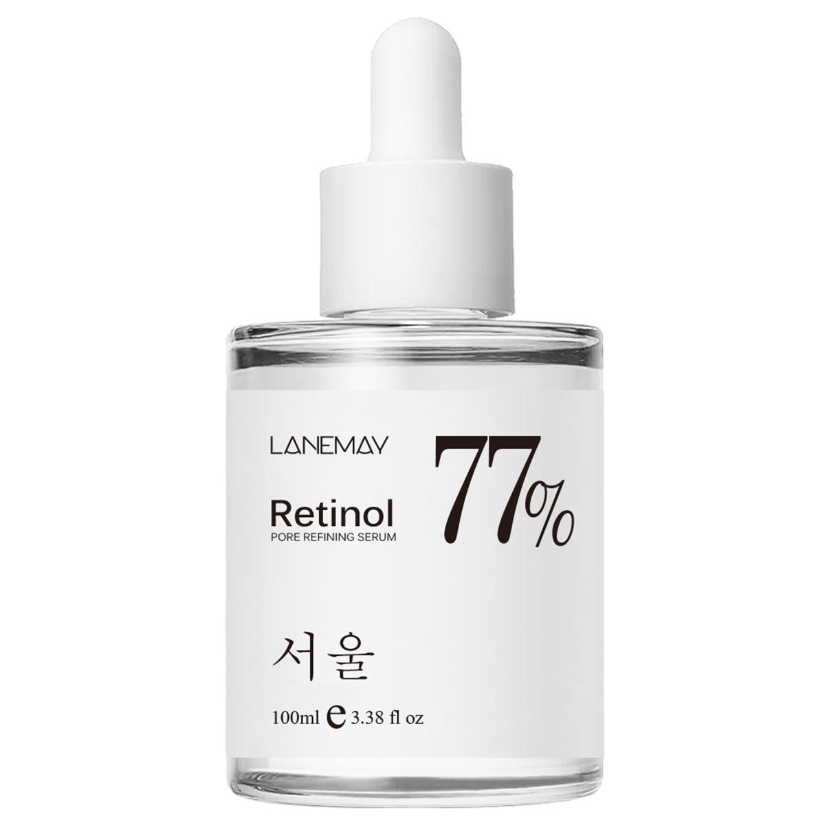 Ретиноловая СЫВОРОТКА ДЛЯ СУЖЕНИЯ ПОР 100 мл 77% Мощная восстанавливающая эссенция Увлажняющая сыворотка для лица для поврежденной кожи красный