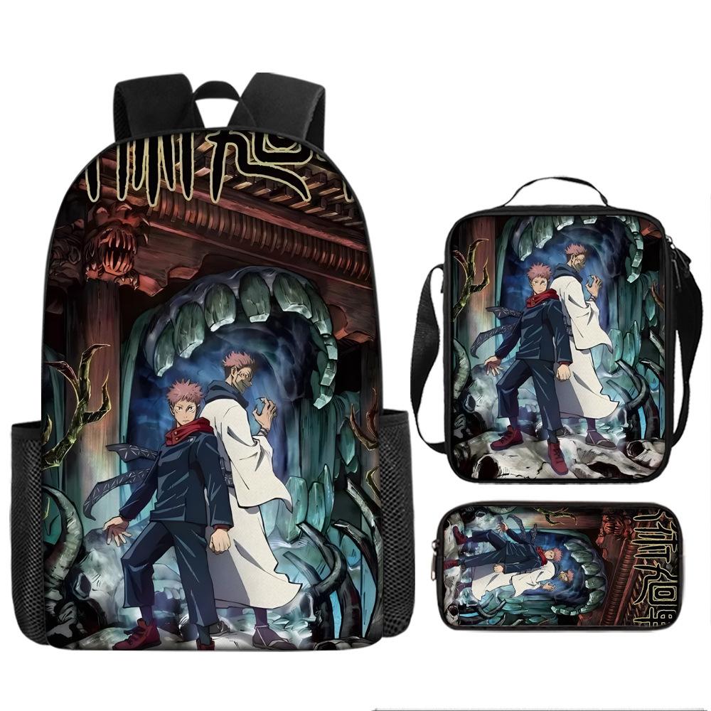 Spell Return to War Backpack Campus Primary and Secondary School Student School Bag Knotweed Yoren Fuhehui Wujo Animation Backpack