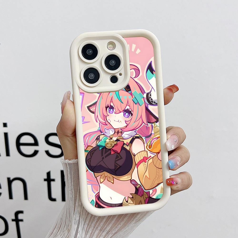 Game GI Varesa Thicken TPU Mobile Phone Case for iPhone 17 16 15 14 13 12 11 Air Pro Max Plus Colorful Cover