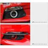 Pair Carbon Fiber Front Fog Light Lamp Cover Trim For Ford Mustang 2015-17 New
