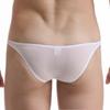 Transparente Herren-Triangel-Hose Triangel-Hose Sexy Niedrige Taille Eis-Seide Ultradünner String