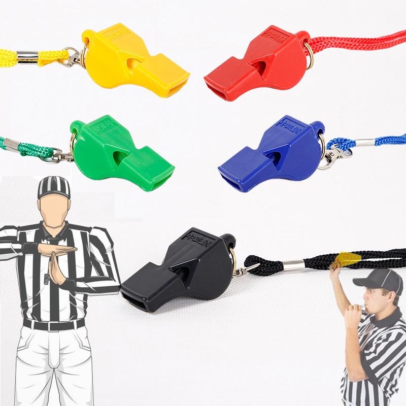 Lanyard Pvc Referee Whistle Football Outdoor Portable Sports Supply Competitive